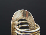 925 Hammered Sterling Silver Boho-Chic Ring