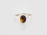 Genuine Black Ethiopian Opal Oval Cut Ring in 925 Sterling Silver