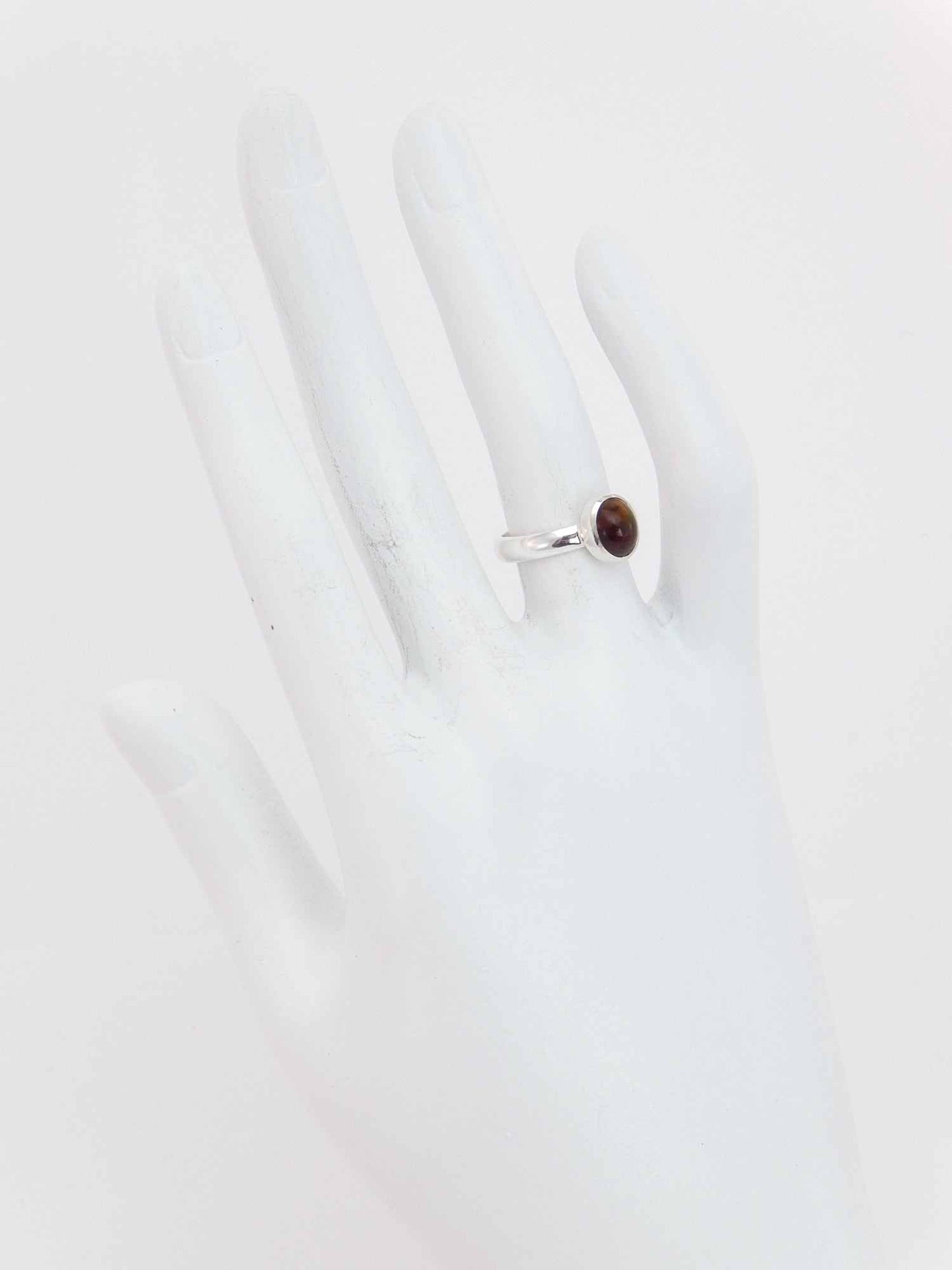 Black Fire Opal Ring