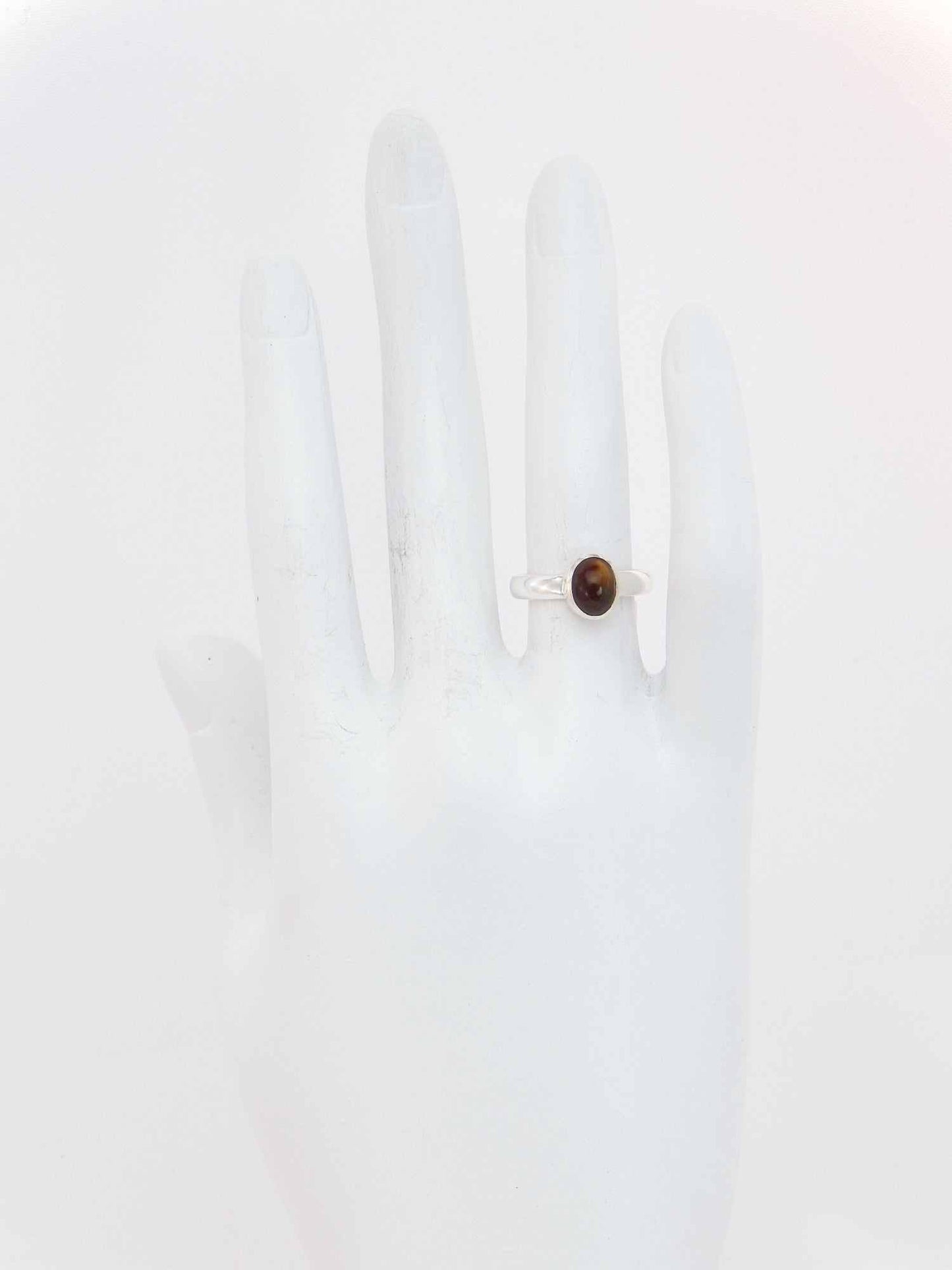 Black Fire Opal Ring