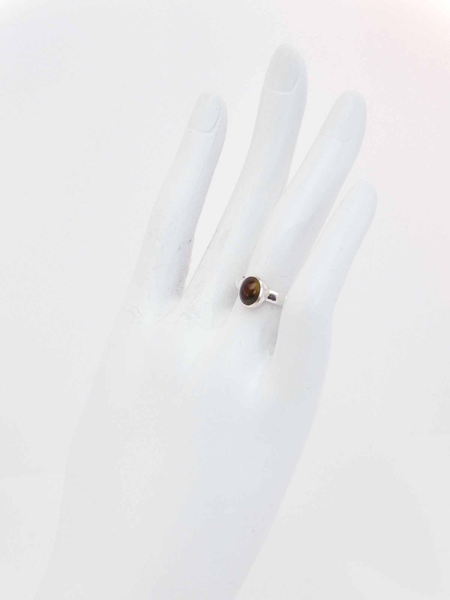 Black Fire Opal Ring