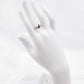 Genuine Kyanite Flower Ring in 925 Sterling Silver on display mannequin hand.
