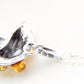 Natural Baltic Multicolor Amber Magic Mushroom Necklace - Jūratė Amber